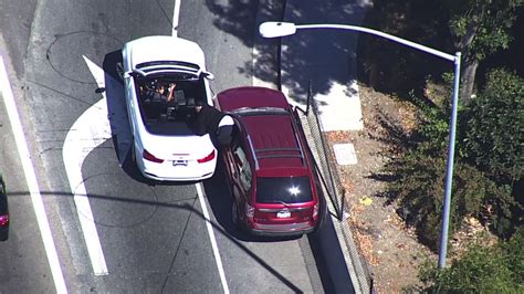 Carjacking suspect in custody after pursuit in L.A. County